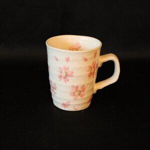 Cute Japanese Cherry Blossom Ceramic Teacup